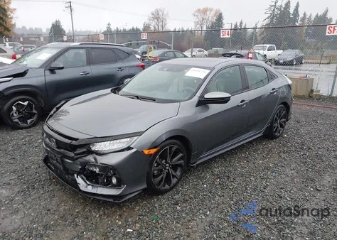 2017 Honda Civic Sport Touring из США, поврежденный, VIN SHHFK7H90HU424192